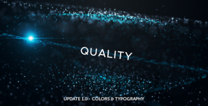 Videohive Space Particles Titles template preview