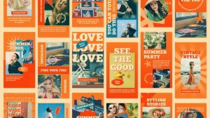 Videohive Retro Instagram Stories Product Promo template preview