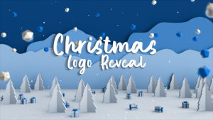 Videohive Christmas Snow Logo Reveal Logo Stings template preview