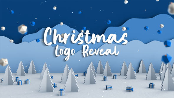 Videohive Christmas Snow Logo Reveal Logo Stings template preview