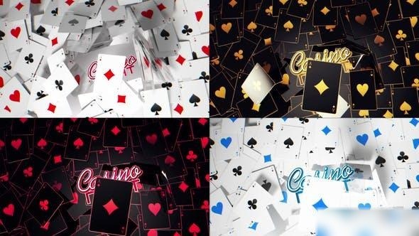 Videohive Playing Cards Logo Reveals Logo Stings template preview