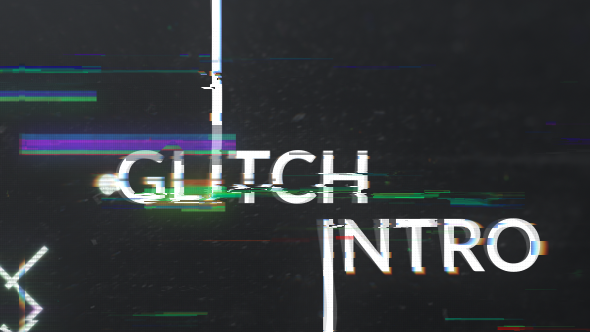 Videohive Geometric Glitch Logo Reveal Logo Stings template preview