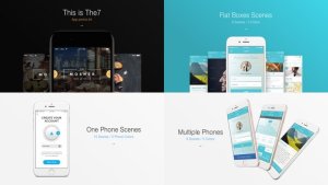 The7 - App Presentation Kit Video Displays template preview