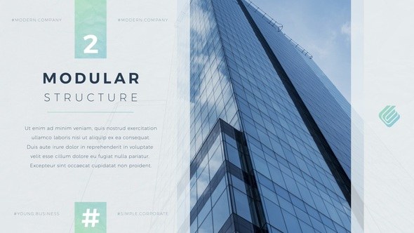 Videohive Corporate Presentation 50373449 Video Displays template preview