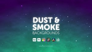 Videohive Dust & Smoke Backgrounds Elements template preview
