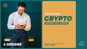 Videohive Crypto Instagram Promotion Product Promo template preview