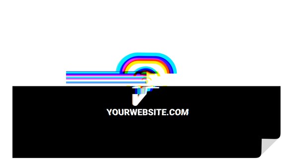 Videohive Futuristic Glitch Logo Reveal Logo Stings template preview