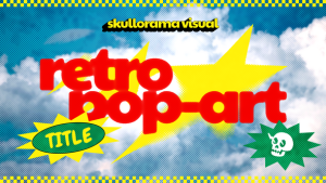 Retro Pop-Art Titles Titles template preview