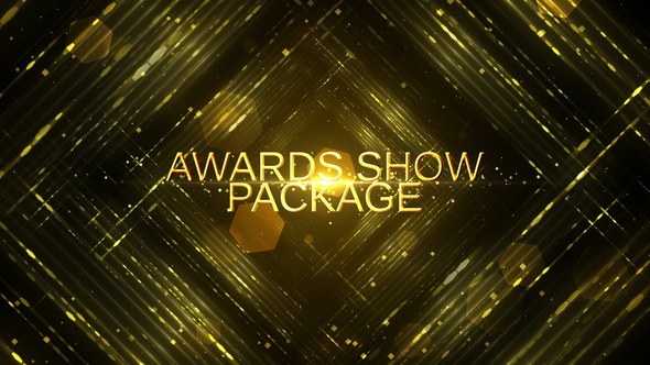 Awards Show Pack Video Displays template preview