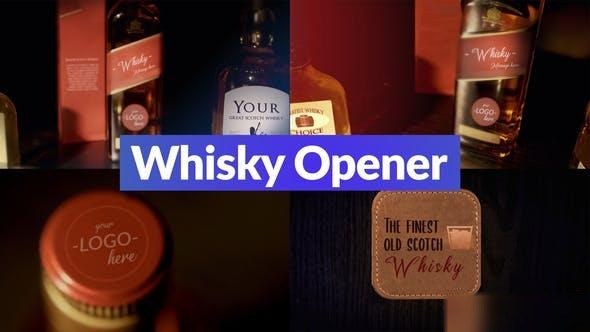 Videohive Whisky Opener Openers template preview