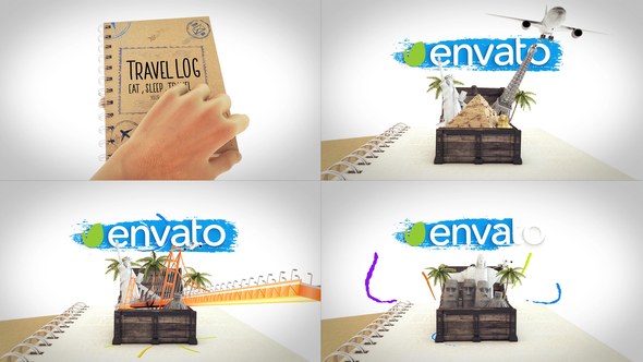 Videohive Our Holiday Modular Logo Reveal Logo Stings template preview