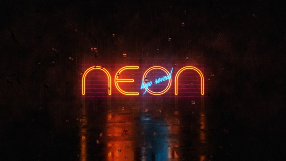 Videohive Neon Logo Reveal 21667843 Logo Stings template preview