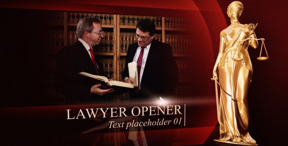 Videohive Lawyer opener Openers template preview