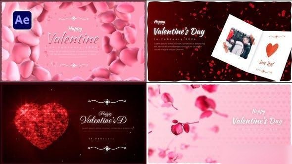 Videohive Valentines Day Greetings Pack Openers template preview
