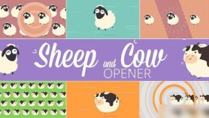 Videohive Sheep and Cow Opener Openers template preview
