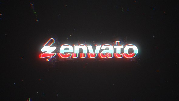 Videohive Dynamic Glitch Logo Logo Stings template preview