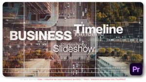 Business Timeline Premiere Pro template preview