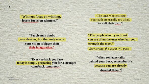 Videohive Quotes Text  AE Titles template preview