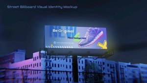 Videohive Street Billboard Visual Identity Mockup Product Promo template preview