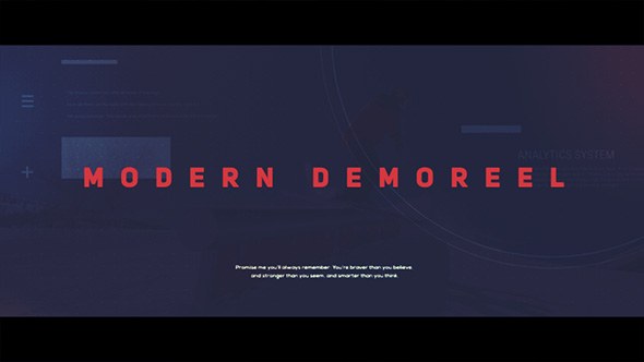 Videohive Universal Demo Reel l Showreel Video Displays template preview