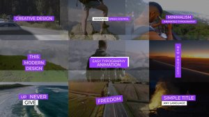 Videohive Minimal Box Titles | After Effects Titles template preview
