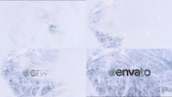 Videohive Winter Wind Snow Blow Frost Logo Logo Stings template preview