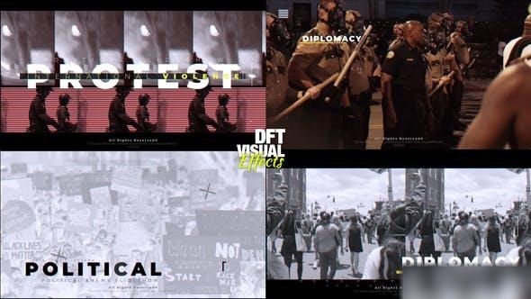 Videohive Political&News Slideshow Openers template preview