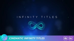 4k Cinematic Infinity Titles Video Displays template preview