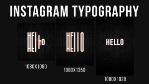 Videohive Instagram Typography 33399702 Titles template preview