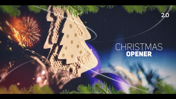 Christmas Opener Video Displays template preview