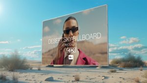 Videohive Desert Sky Billboard Mockups Product Promo template preview