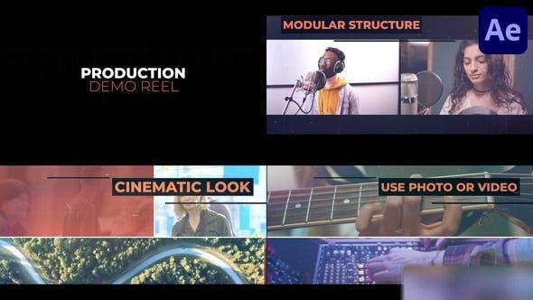 Videohive Production Reel for After Effects Openers template preview