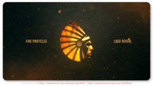 Videohive Fire Particles Logotype Logo Stings template preview