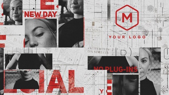 Videohive New Face Logo Reveal Logo Stings template preview