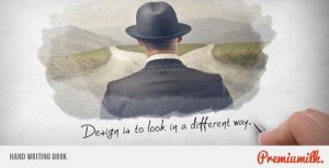 Hand Writing Book - Videohive Video Displays template preview