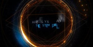 Geometry Titles Trailer Video Displays template preview