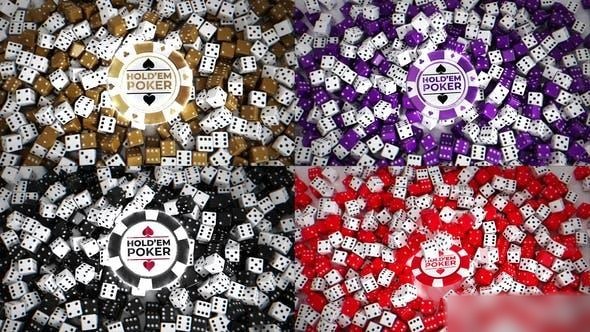 Videohive Online Games Dices Logo Reveals Logo Stings template preview