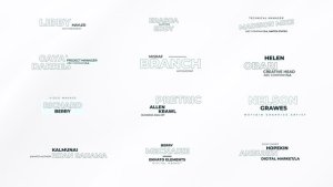 Videohive Lower Thirds | Corporate Path Titles template preview