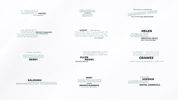 Videohive Lower Thirds | Corporate Path Titles template preview