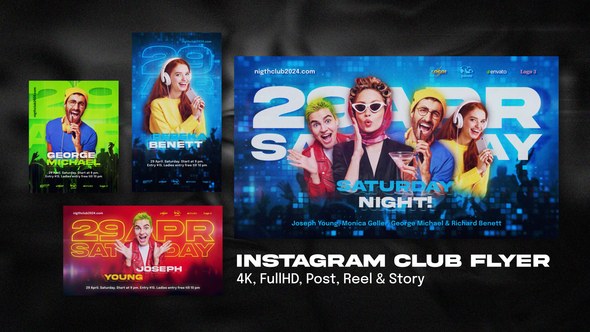 Videohive Instagram Club Flyer Product Promo template preview