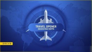 Videohive Travel Opener/ Airplane to Air/ Ticket/ Clouds/ Blue Sky/ Baggage/ Online App/ Earth Map/ World Asia Openers template preview
