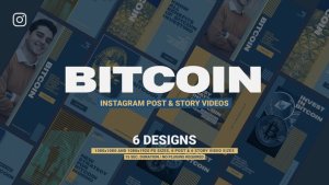 Videohive Bitcoin Promotion Instagram 37822207 Product Promo template preview