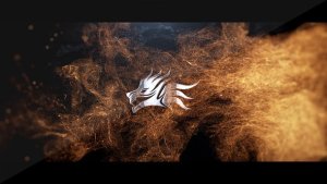 Videohive Golden Particle Stream Logo Logo Stings template preview