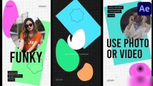 Videohive Neon Social Media Slideshow for After Effects Openers template preview