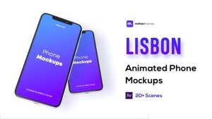 Phone Mockups Video Displays template preview