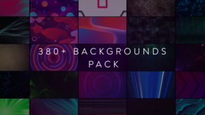 Videohive 380+ Backgrounds Pack Elements template preview