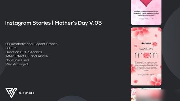 Videohive Instagram Stories | Mothers Day Greetings V.03 Openers template preview