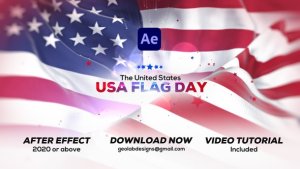 Videohive USA Flag Day l USA Memorial Day Openers template preview