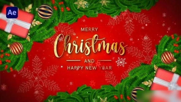 Videohive Merry Christmas Intro 49001920 Openers template preview
