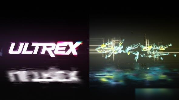 Videohive Glitch Logo Intro 45885933 Logo Stings template preview